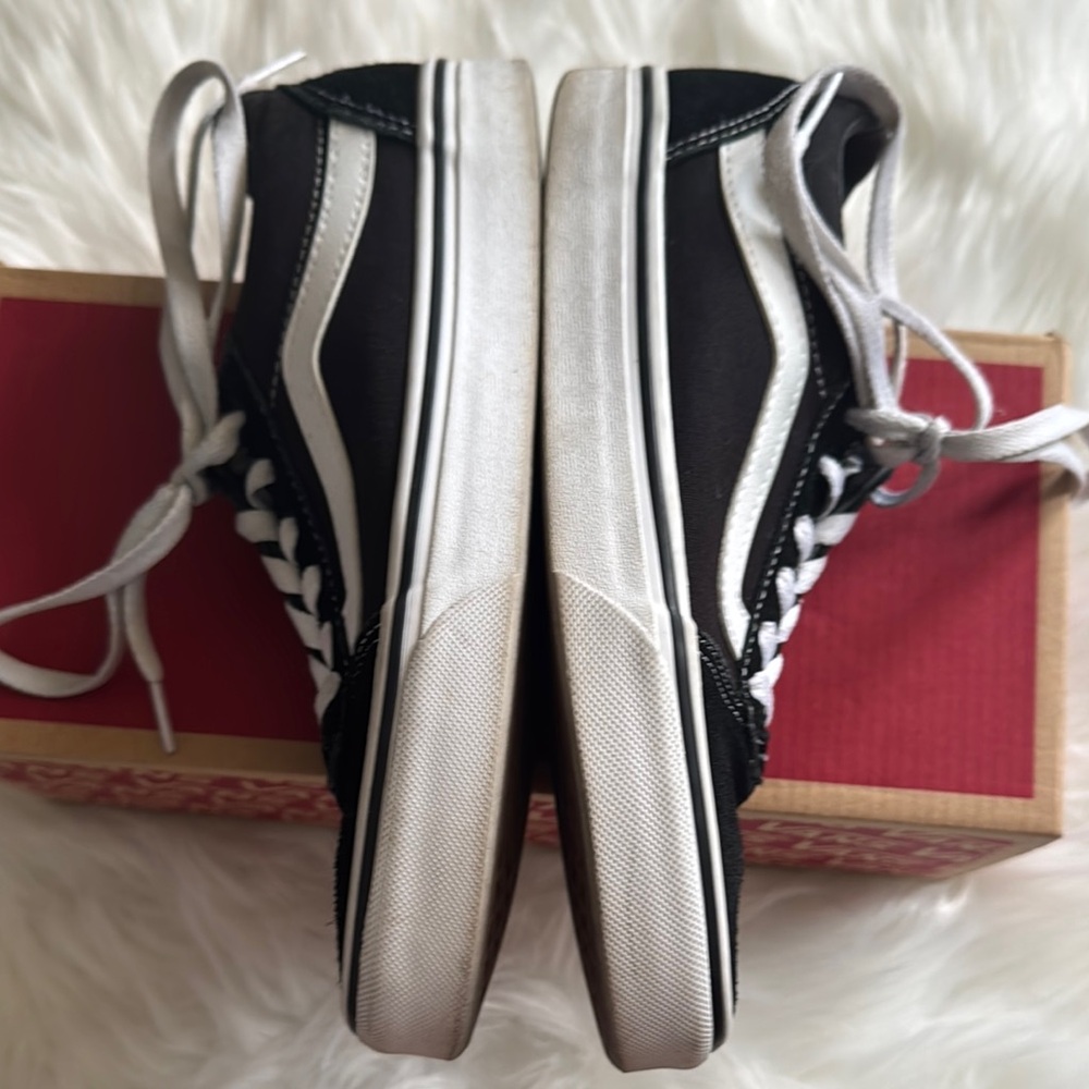 Vans Black and White Sneakers - Picture 6 of 13